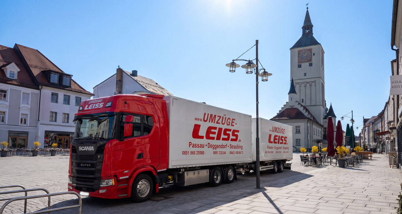 Umzugsunternehmen Deggendorf, Umzüge in Deggendorf, Umzugshelfer Deggendorf, Umzugsunternehmen in der Nähe, Umzüge Leiss
